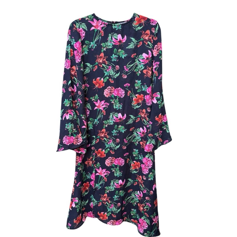 NWT NA-KD Floral Print Mini Dress Size M Black‎